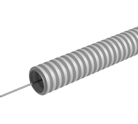 Изображение товара Труба гофрированная Система КМ ПВХ легкая D40 мм с зондом самозатухающая (уп. 15 м) LO63886 KM-FRTGPVС-40