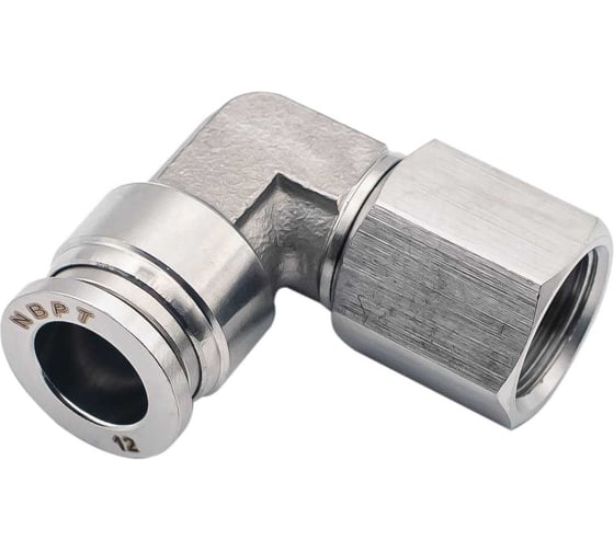 Изображение товара Фитинг NBPT L-образный с внут. резьбой SLF 12-1/4 (02) (нерж. 316) арт. 85461