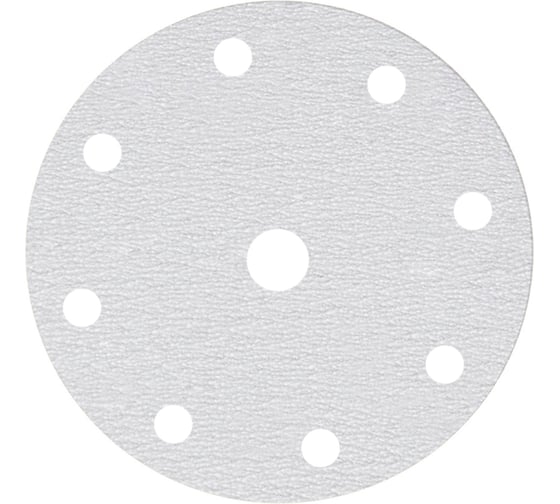 Изображение товара Круг шлифовальный на бумаге SUNMIGHT B322 150мм, 9 отв. Р60, 5 шт 4673770904135
