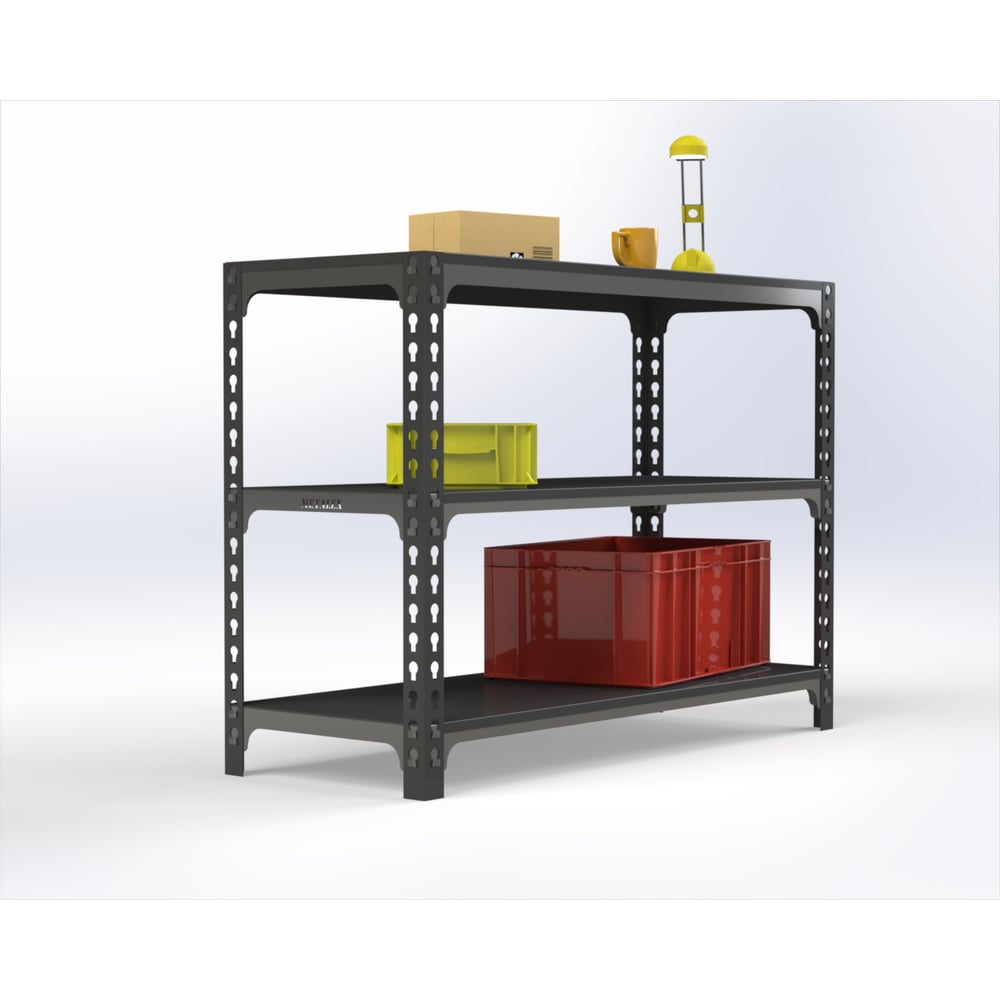 Изображение товара Стол-верстак ООО Металекс 950x1100x500 серый со стальной столешницей