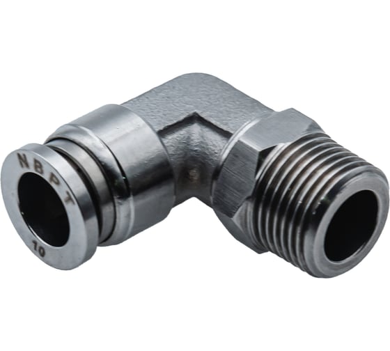 Изображение товара Фитинг NBPT L-образный с нар. резьбой SSL 10-1/8 (01) (нерж. 316) арт. 85614