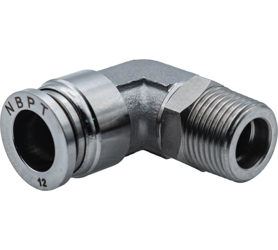 Изображение товара Фитинг NBPT L-образный с нар. резьбой SSL 12-1/4 (02) (нерж. 316) арт. 85652