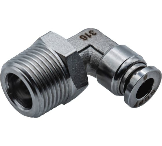 Изображение товара Фитинг NBPT L-образный с нар. резьбой SSL 06-3/8 (03) (нерж. 316) арт. 85546