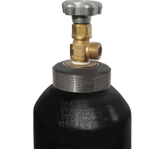 Изображение товара Баллон для газовой смеси (10 л; 150 атм; вентиль сальниковый ВК-94) Ярко Вверх 1764069