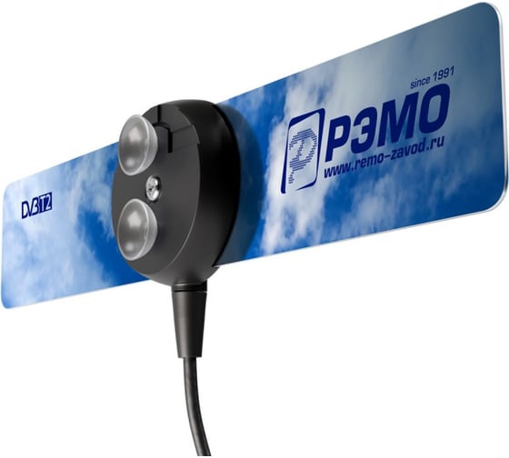 Изображение товара Антенна комнатная РЭМО BAS-5111-5V MICRO DIGITAL (активная, DVB-T2, без б/п, 33 дБи, коробка) 28160