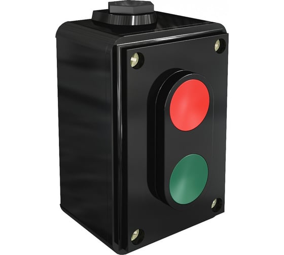 Изображение товара Кнопочный пост ПКЕ-02 DEKraft 2НО+2НЗ, IP54, 10 А 25064DEK