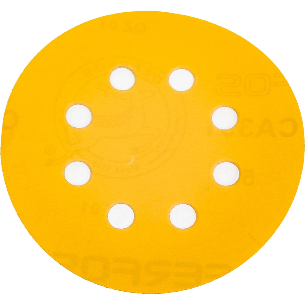 Изображение товара Круг шлифовальный на бумаге Deerfos CA331 125мм, 8 отв., Р500, 5 шт