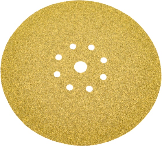 Изображение товара Круг шлифовальный на бумаге Deerfos CA331 225мм, 9 отв. Р40, 5 шт 4673770903534
