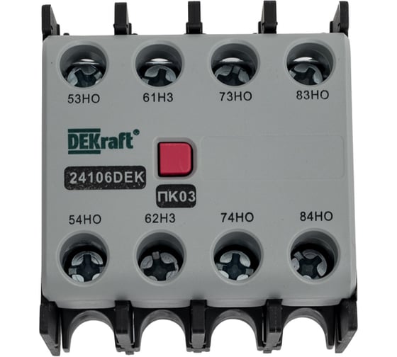 Изображение товара Контактная приставка Dekraft лицевой установки ПК03-02-31 24106DEK