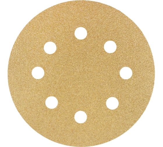 Изображение товара Круг шлифовальный на бумаге Deerfos CA331 125мм, 8 отв. Р600, 5 шт 4673770902872