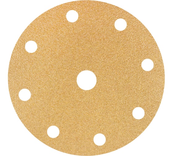 Изображение товара Круг шлифовальный на бумаге Deerfos СА331 150мм, 9 отв. Р220, 5 шт 4673770903282
