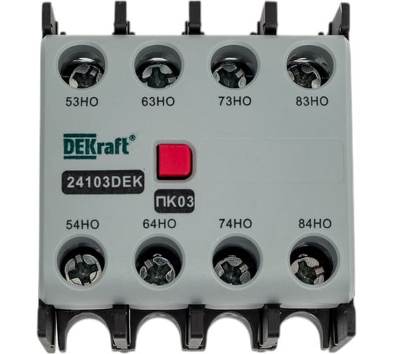 Изображение товара Контактная приставка Dekraft лицевой установки ПК03-02-40 24103DEK