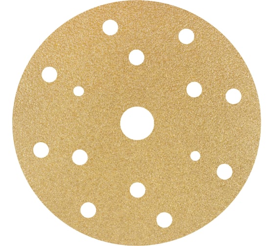 Изображение товара Круг шлифовальный на бумаге Deerfos СА331 150мм, 15 отв. Р100, 5 шт 4673770903404