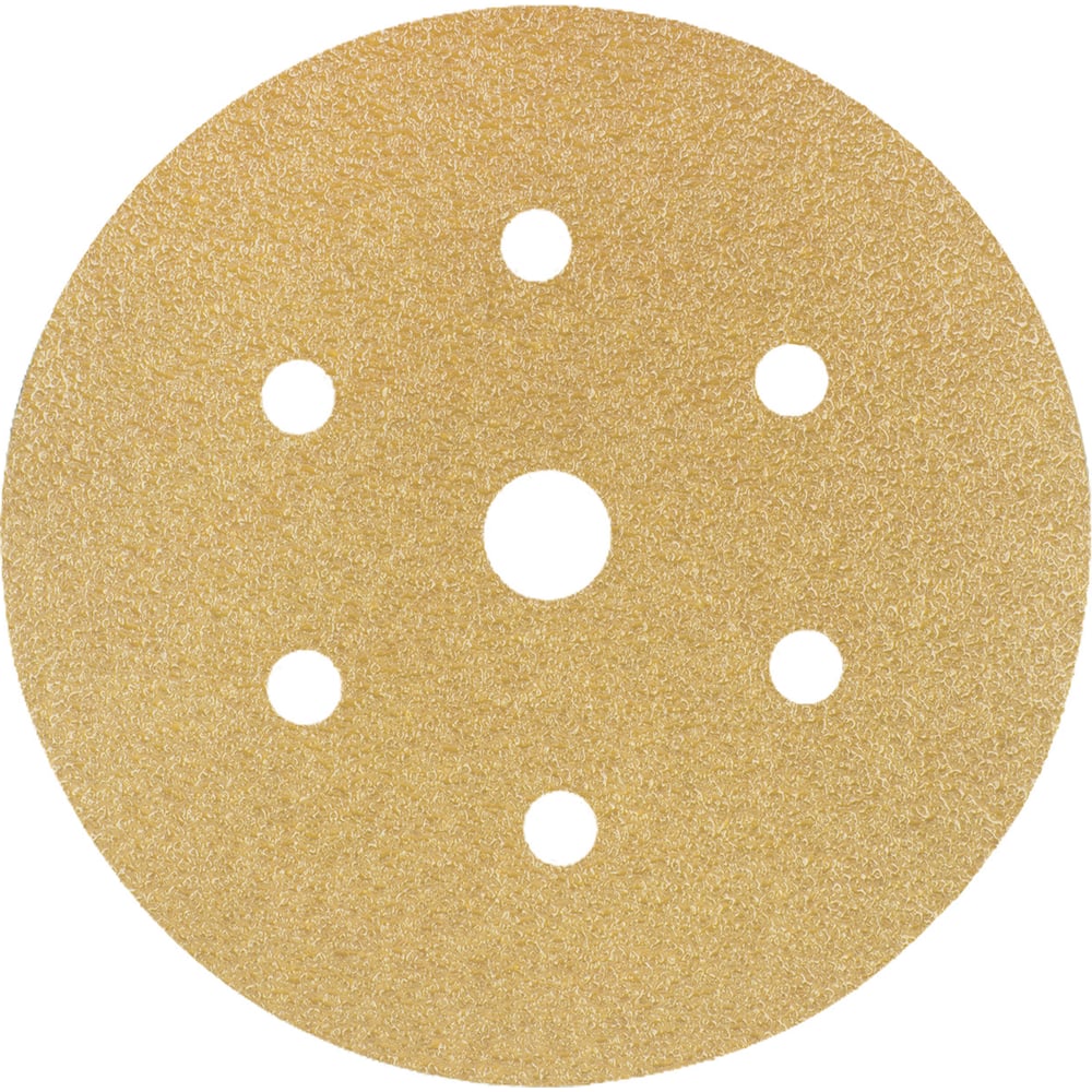 Изображение товара Круг шлифовальный Deerfos CA331 150мм 6+1 отв. 220 зерно 5 шт