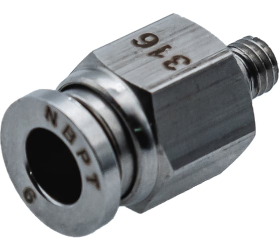 Изображение товара Фитинг NBPT прямой с нар. резьбой SSC 06-M5 (нерж. 316) арт. 86222