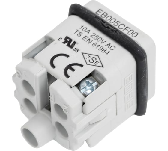 Изображение товара Штепсель Emas 5 полюсов, 10А EB005CF00