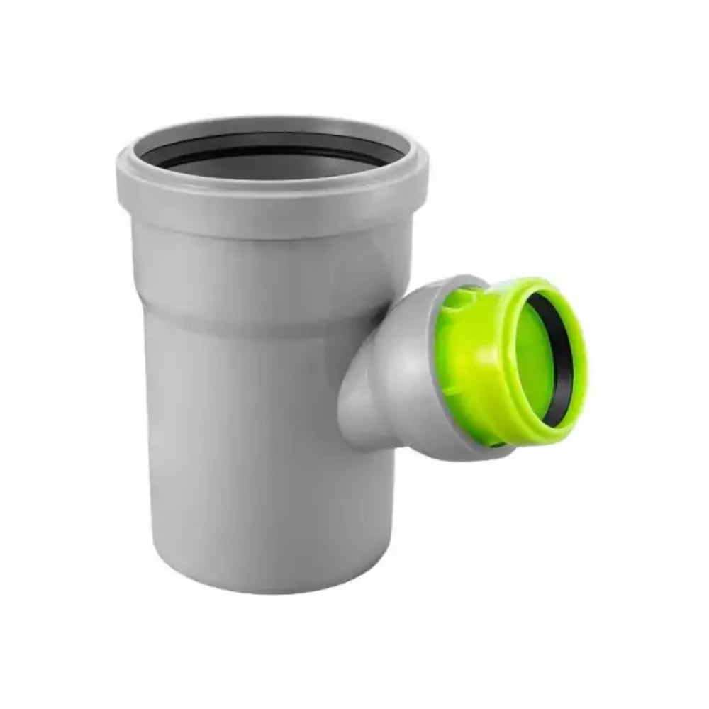 Изображение товара Регулируемый тройник полипропиленовый 110x50 мм для внутренней канализации