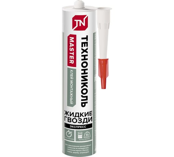 Изображение товара Клей акриловый Технониколь MASTER Экспресс Декор, белый 280 мл TN811566