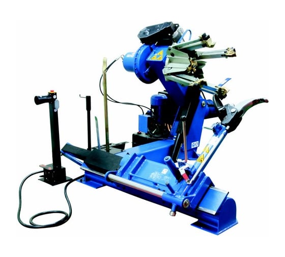 Изображение товара Станок шиномонтажный для колес грузовых автомобилей ГАРО ШМГ-2 (две скорости) с посадочным диаметром до 42 (56) дюймов, две скорости вращения зажимного устройства 0У-00027999