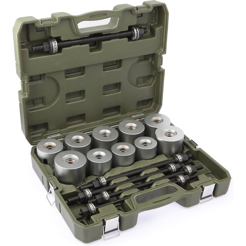 Изображение товара Универсальный набор для замены сайлентблоков Ø44-80 мм 27 предметов Дело Техники