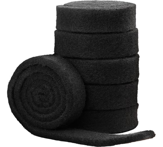 Изображение товара Утеплитель войлочный SGM 10 мм, 6 метров. Войлок для окон и дверей SGM.FELT.TAPE