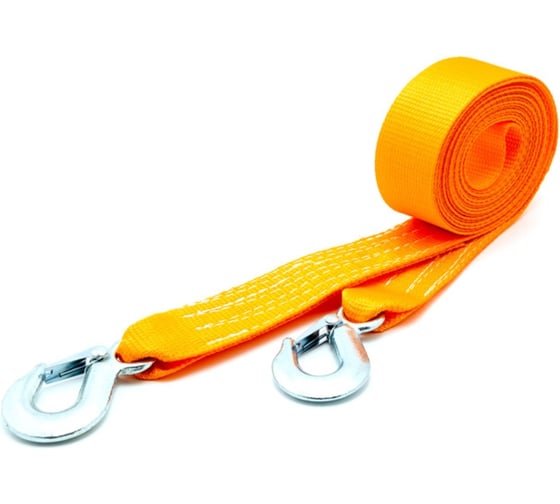 Изображение товара Буксировочный трос TopAuto 1РОСТРОС ПРЕМИУМ 3,5 т 2 крюка, 5 метров 835К