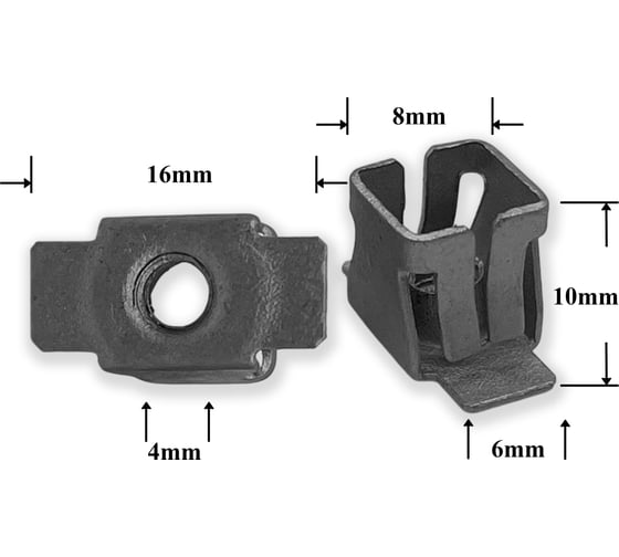 Изображение товара Автокрепеж КрепАвто для Chevrolet, Cadillac 10 шт 11518531 M2154