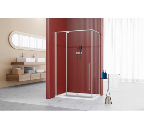 Изображение товара Ограждение душевое Esbano ESA-128PS-C хром ESOGA128PSC