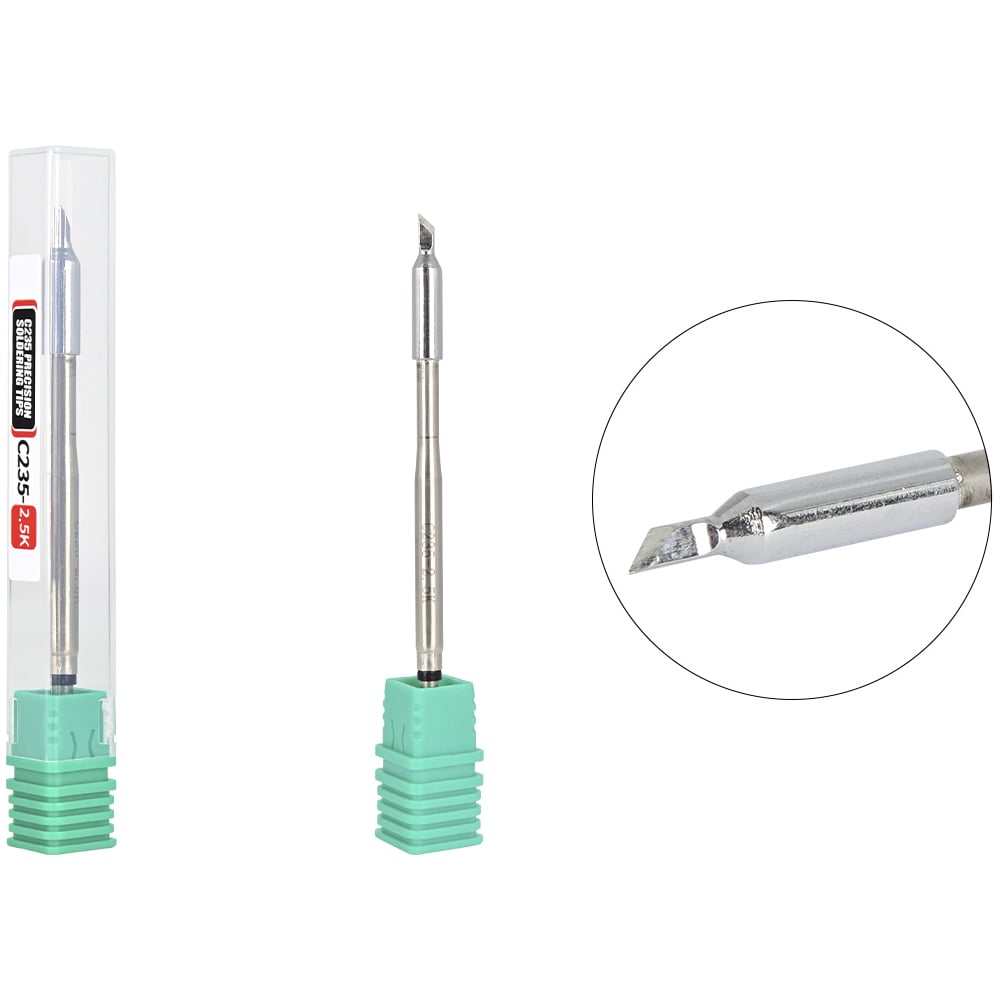 Изображение товара Жало паяльника W.E.P C235 2,5K резец для профессиональной пайки