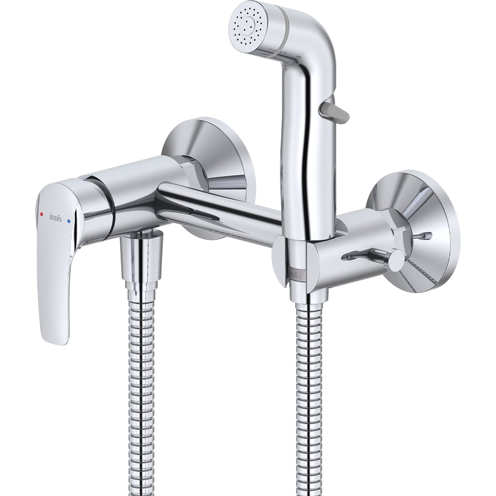 Изображение товара Смеситель с гигиеническим душем IDDIS Ray глянцевый хром, RAYSB00i08