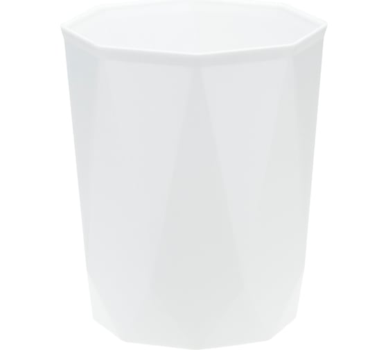 Изображение товара Стакан IDEA ПРИЗМА белый ротанг М 2241