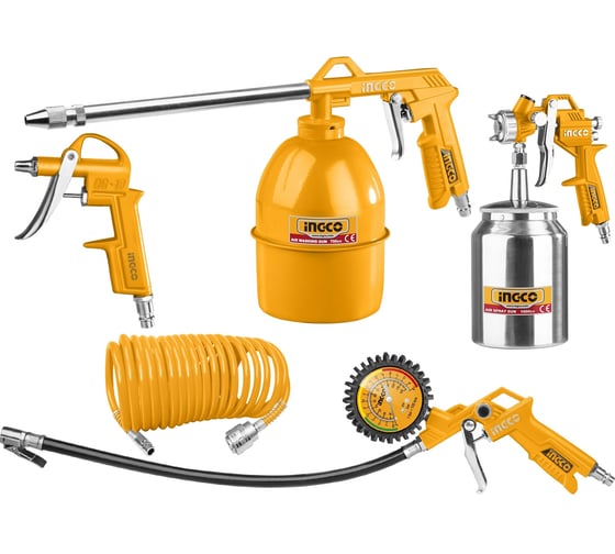 Изображение товара Набор пневматического инструмента INGCO 5 шт. AKT0051