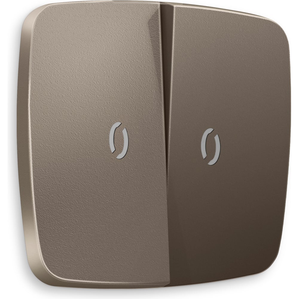 Изображение товара Лицевая панель для 2-клавишных выключателей с подсветкой Ambrella VOLT OMEGA OP6340