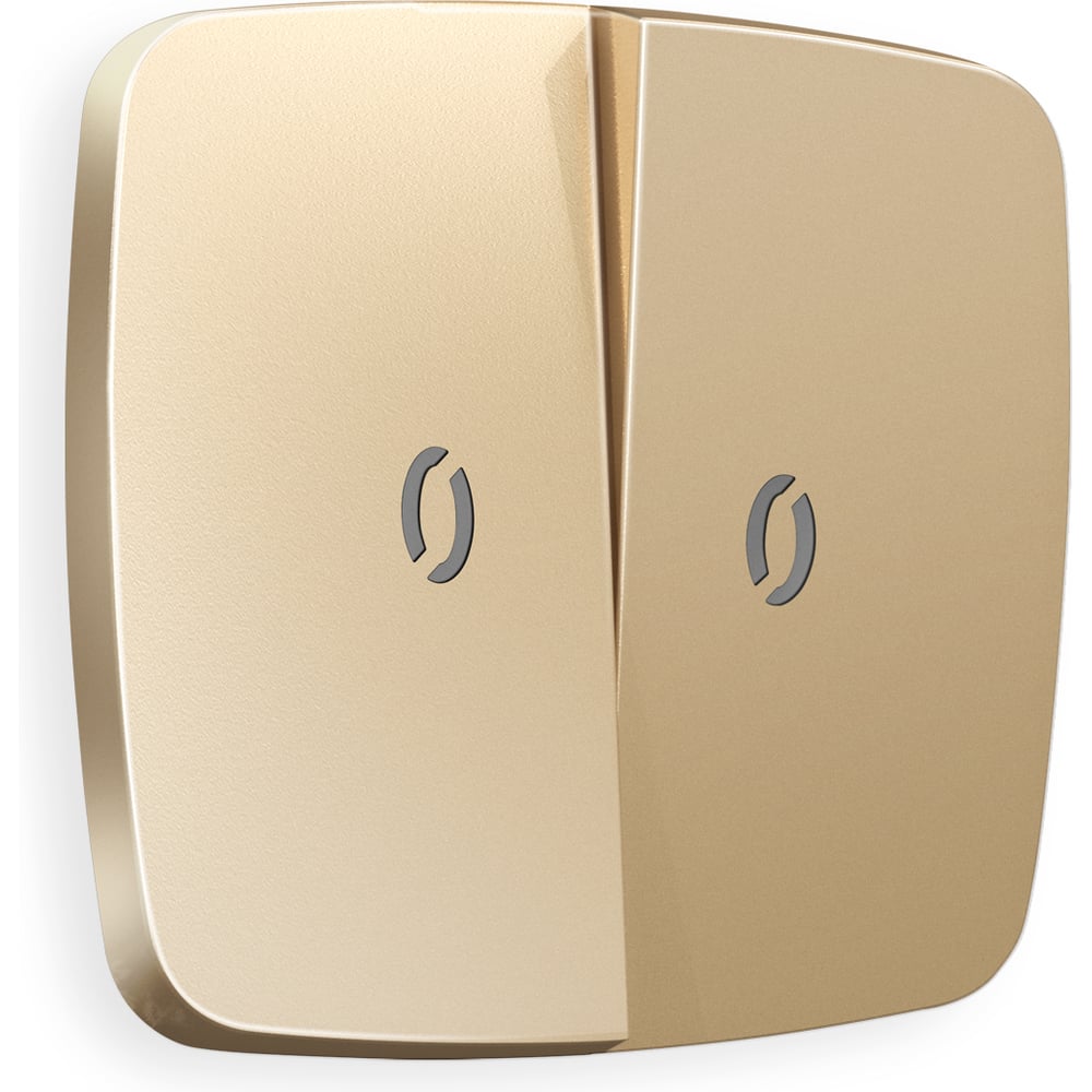 Изображение товара Лицевая панель для 2-клавишных выключателей с подстветкой Ambrella VOLT OMEGA OP6040