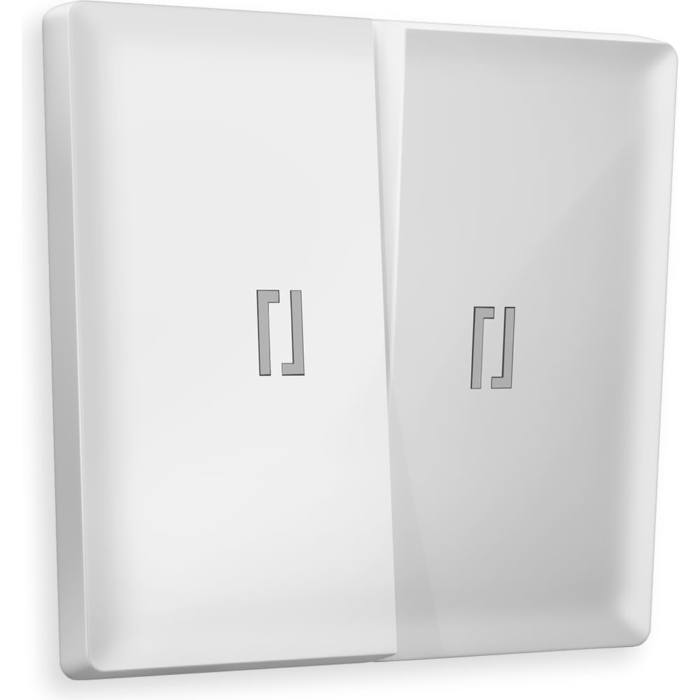 Изображение товара Лицевая панель для 2-клавишных выключателей с подсветкой Ambrella VOLT ALFA AP1040