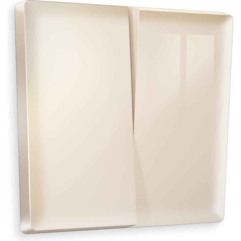 Изображение товара Лицевая панель для 2-клавишных выключателей Ambrella VOLT ALFA AP3030