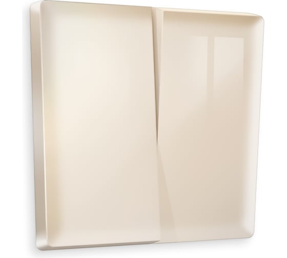 Изображение товара Лицевая панель для 2-клавишных выключателей Ambrella VOLT ALFA AP3030