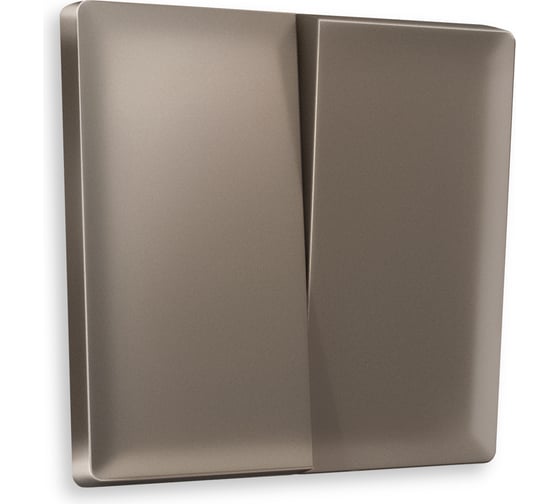 Изображение товара Лицевая панель для 2-клавишных выключателей Ambrella VOLT ALFA AP6330