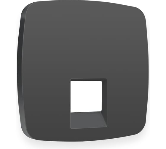 Изображение товара Лицевая панель Ambrella VOLT для компьютерной/телефонной розетки RJ-45/RJ-11 OMEGA OP9120