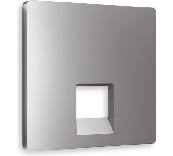 Изображение товара Лицевая панель Ambrella VOLT для компьютерной/телефонной розетки RJ-45/RJ-11 ALFA AP5120