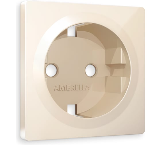 Изображение товара Лицевая панель Ambrella VOLT для электрической розетки с заземлением ALFA AP3060