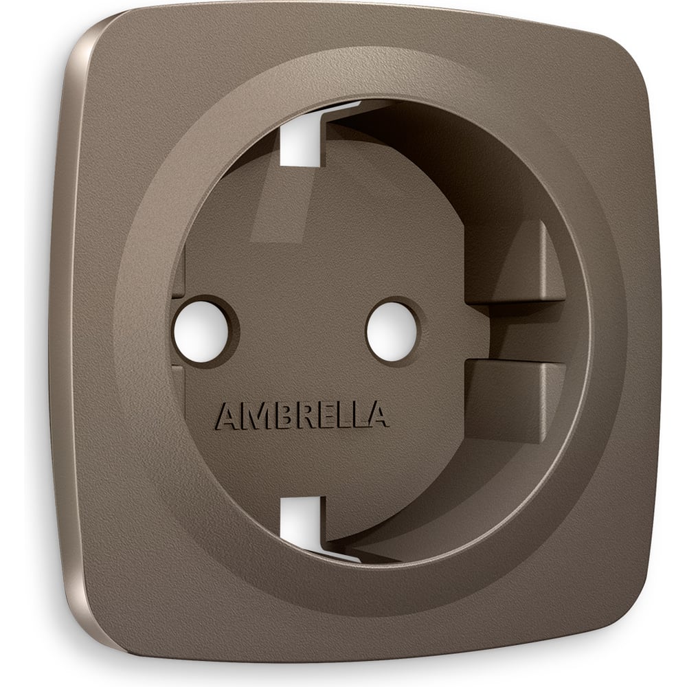 Изображение товара Лицевая панель Ambrella VOLT для электрической розетки с заземлением OMEGA OP6360