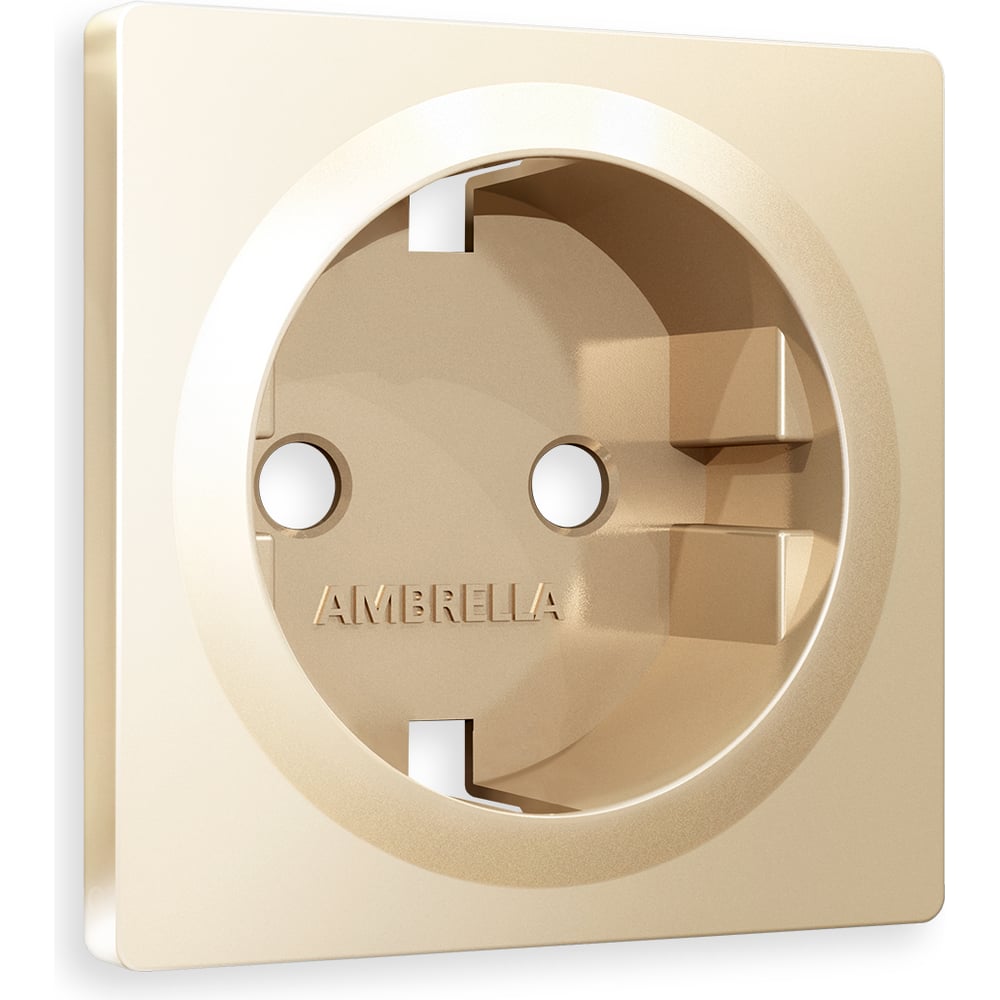 Изображение товара Лицевая панель Ambrella VOLT ALFA AP6060 для розетки с заземлением