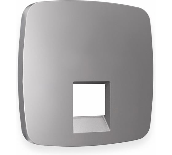 Изображение товара Лицевая панель Ambrella VOLT для компьютерной/телефонной розетки RJ-45/RJ-11 OMEGA OP5120