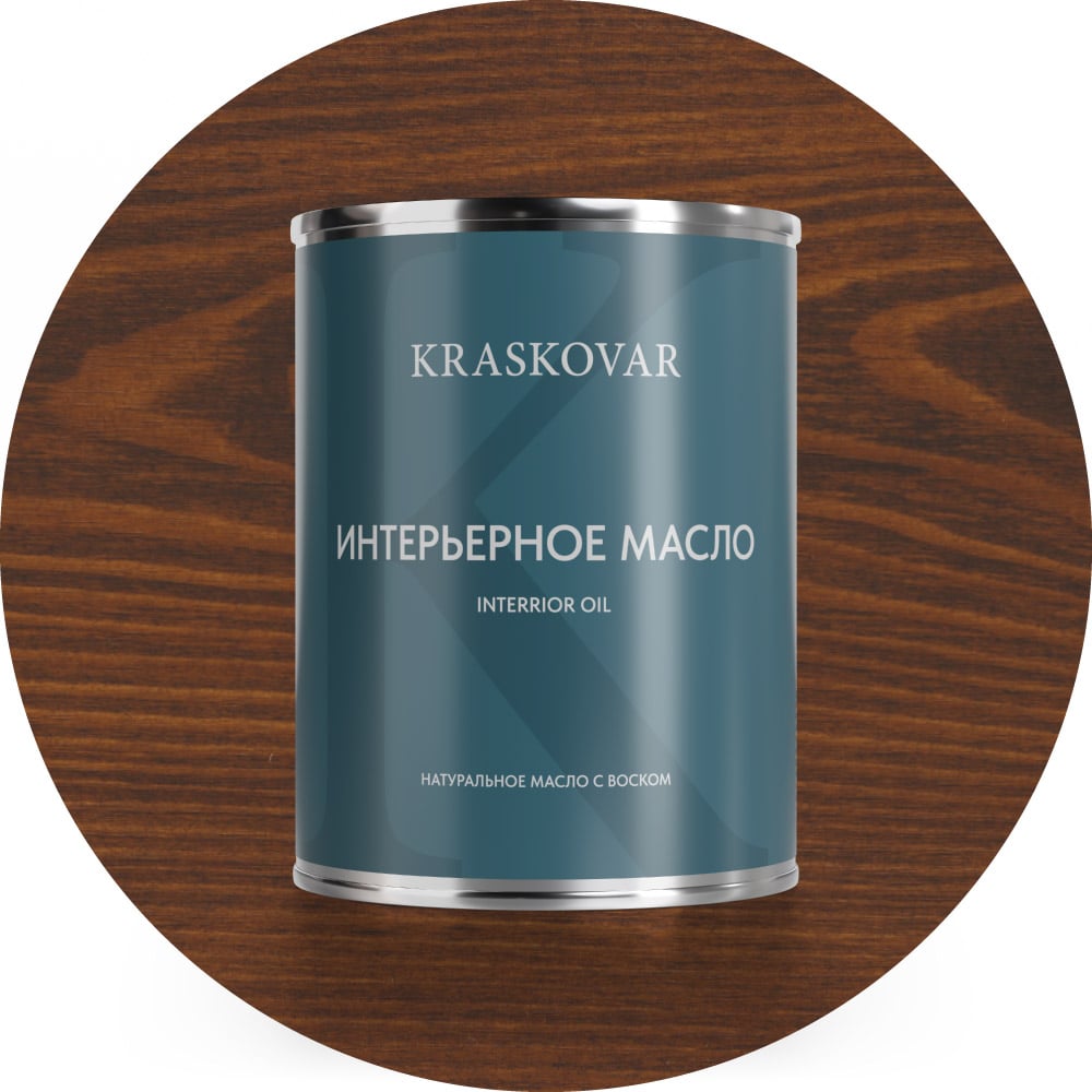 Изображение товара Масло для интерьера Kraskovar Deco Oil Interior Сандал 0,75 л для внутренней отделки дерева