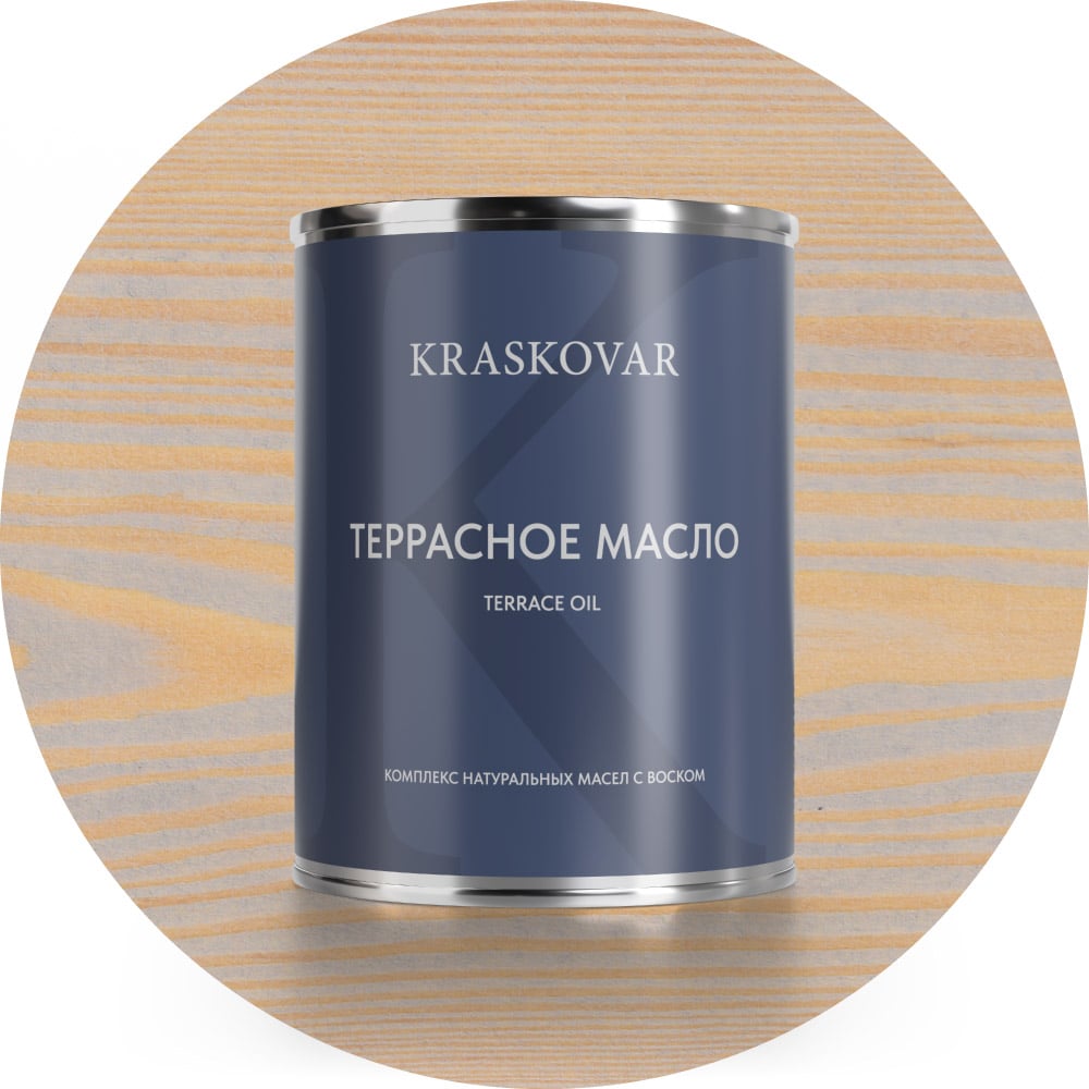 Изображение товара Масло террасное Kraskovar Айсберг 0,75л 1429