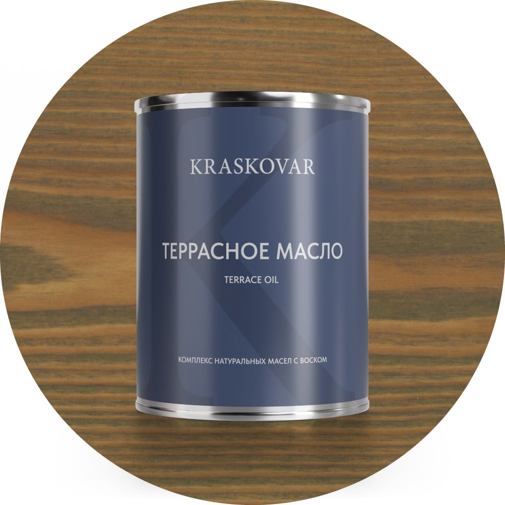 Изображение товара Масло террасное Kraskovar Серый 0,75л 1621 Изображение товара Масло террасное Kraskovar Серый 0,75л 1621