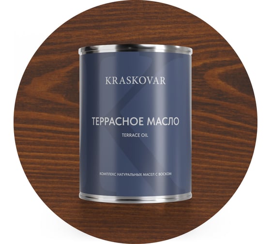 Изображение товара Масло террасное Kraskovar Сандал 0,75л 2206