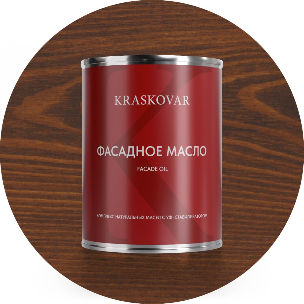 Изображение товара Масло фасадное Kraskovar Сандал 0,75л 2221