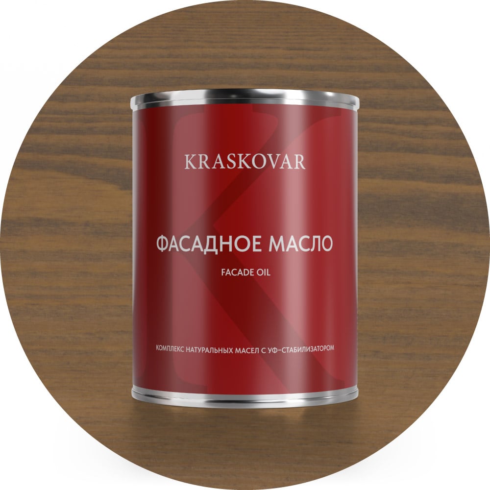 Изображение товара Масло для фасада Kraskovar Deco Oil Тоскана 0,75 л защитно-декоративное